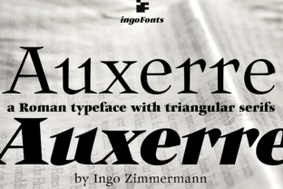 Auxerre: A Modern Serif Font for Web Design