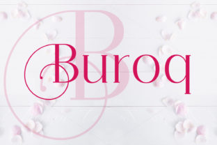 Buroq: Elegant Serif Font for Crafters