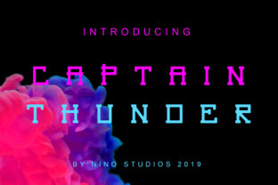 Captain Thunder: A Bold Serif for Real Projects