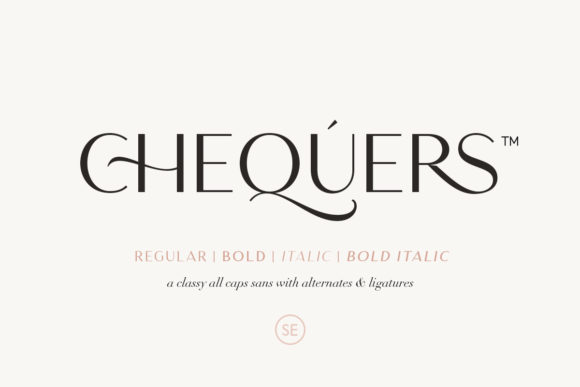 Chequers Font: Modern Sans Serif for Editorial Design