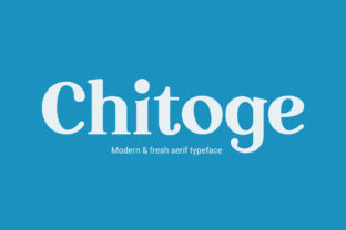 Chitoge: A Bold Serif for Web Design