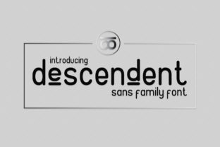 Descendent: A Modern Typeface
