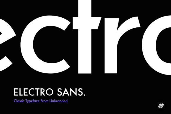 Electro Sans: A Clean, Confident Sans Serif Font for Small Business Branding