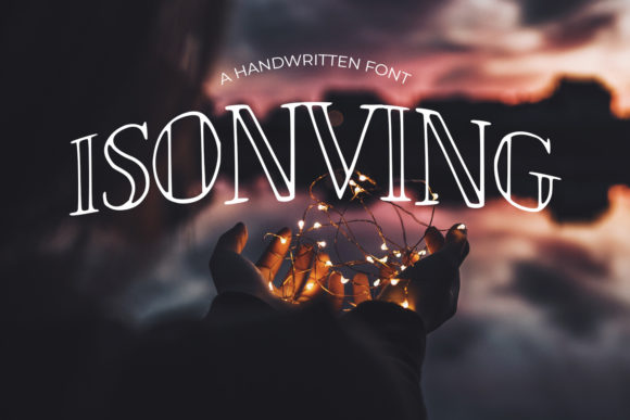 Isonving Font: Bold & Modern Serif