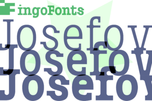 Josefov: A Modern Slab Serif for Digital Marketing