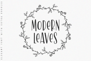 Modern Leaves Font Review