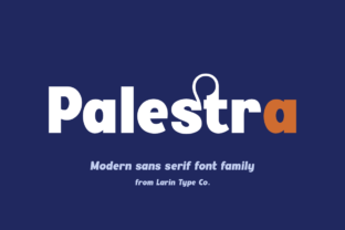 Palestra: A Modern Sans Serif for Editorial Design