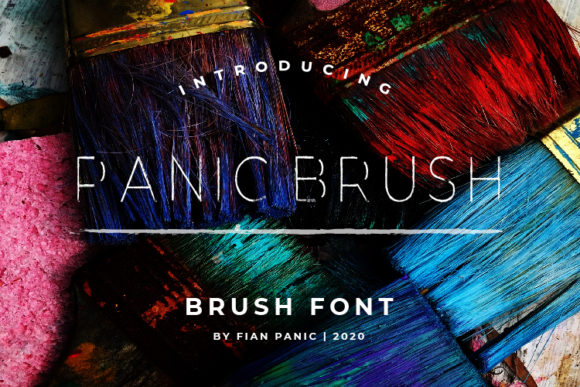 Panic Brush: A Modern Sans Serif Font That Grabs Attention
