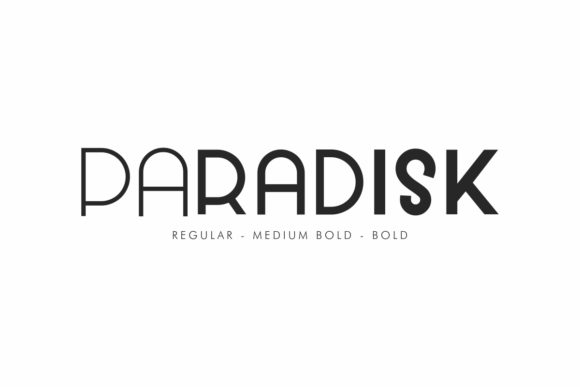 Paradisk: A Modern Sans Serif Font for Small Business Branding