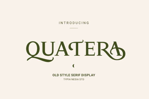 Quatera: Elegant Serif Font for Web Design