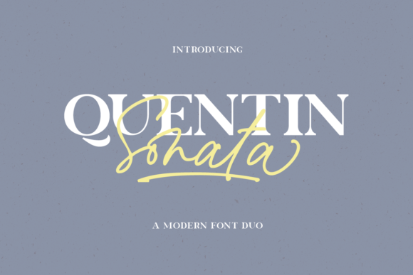 Quentin Sonata: A Serif Font for Creative Projects