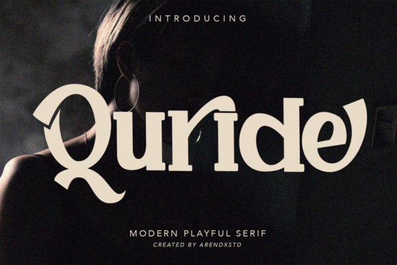 Quride: A Playful Serif for Creative Branding
