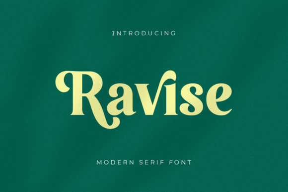 Ravise: A Bold Serif for Web Design