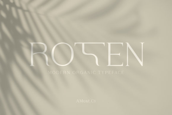 Roten: A Modern Serif Font for Web Design