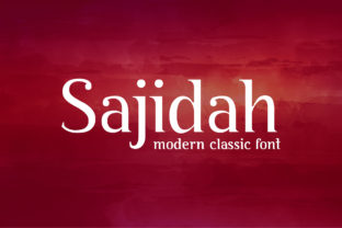 Sajidah: A Serif Font for Web Design