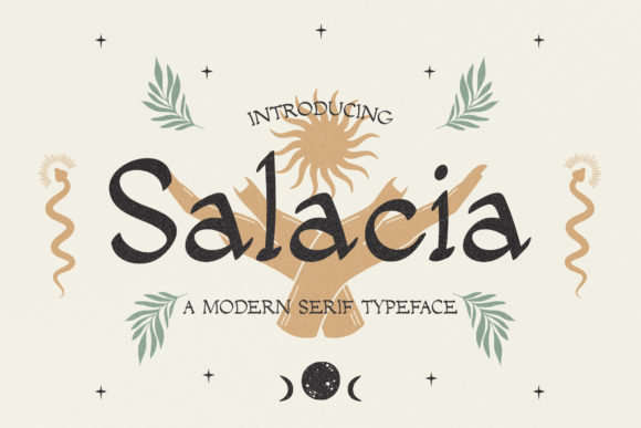 Salacia: A Modern Serif Font for Elegant Design