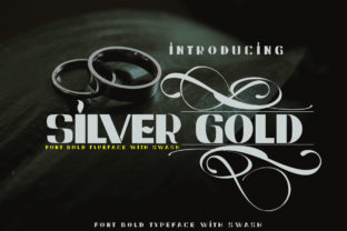 Silver Gold Font for Professional Branding