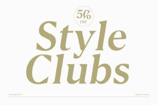 Style Clubs Review: A Serif Font for Real Projects
