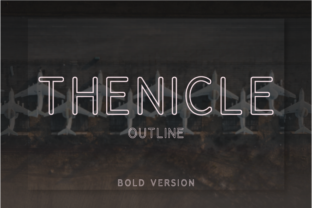 Thenicle Outline Bold: A Font for Digital Elegance