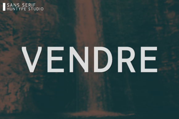 Vendre: A Bold Sans Serif for Creative Design