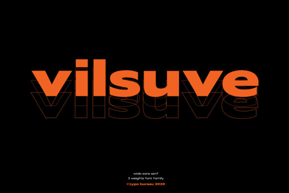 Vilsuve: A Modern Typeface for Elegant Design